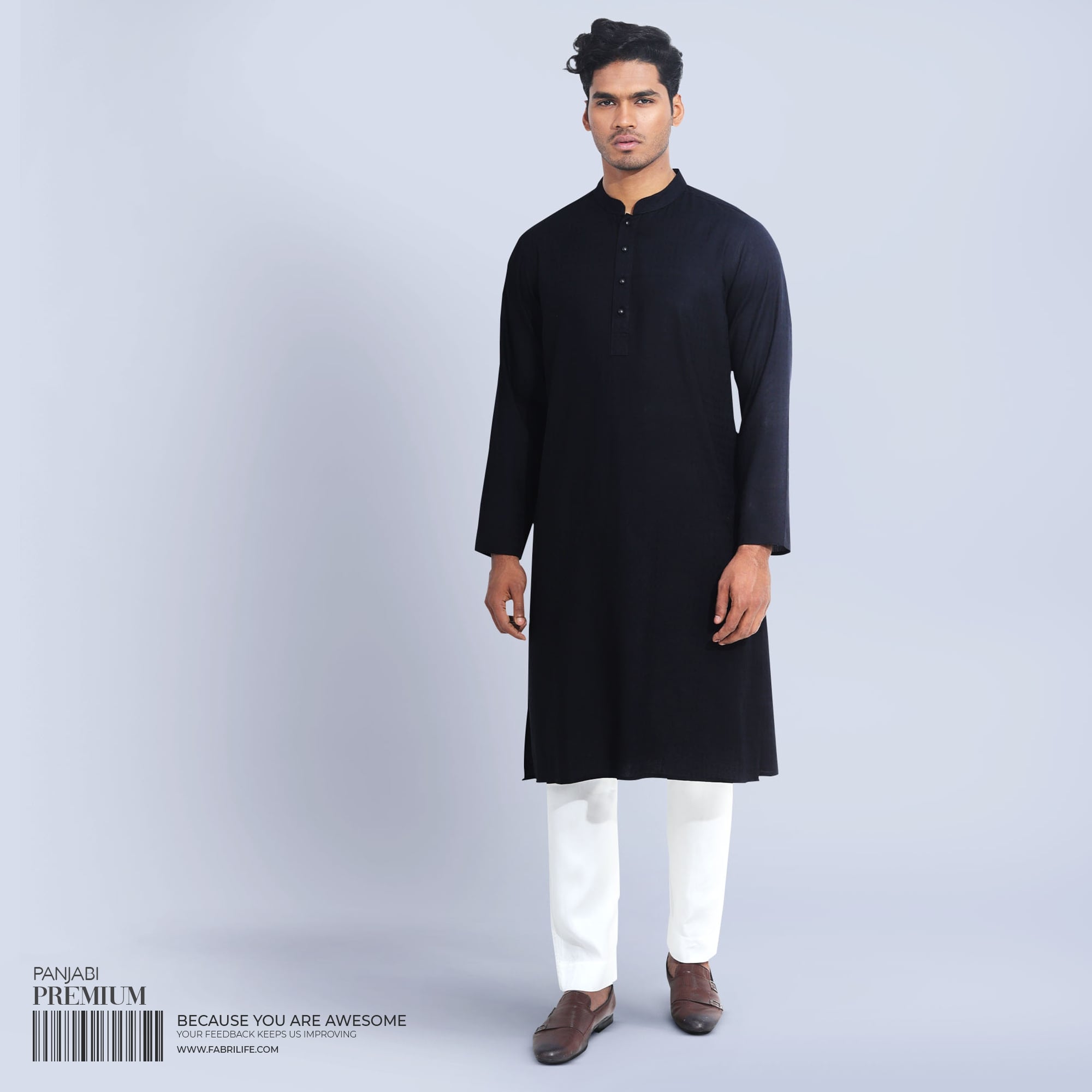 Premium Fine Cotton Panjabi - Ibadah -